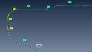 Die Schnitt-Darstellung der 3D-Abweichungen in einer Farbkarte ermöglicht einen schnellen optischen Eindruck.