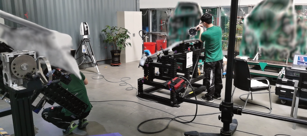 Vermessung in unserer chinesischen Kollegen bei Audi