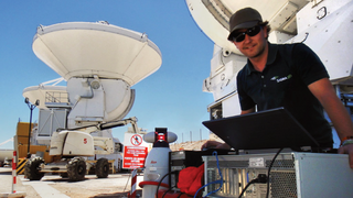 3D antenna measurement in the Atacama desert