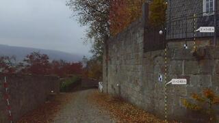 Burgmauer 3D Bild wird gemessen