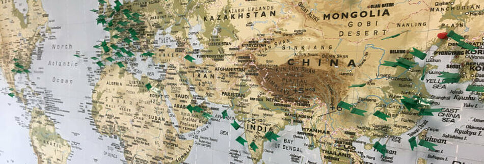 Weltweite Arbeitsorte bei sigma3D