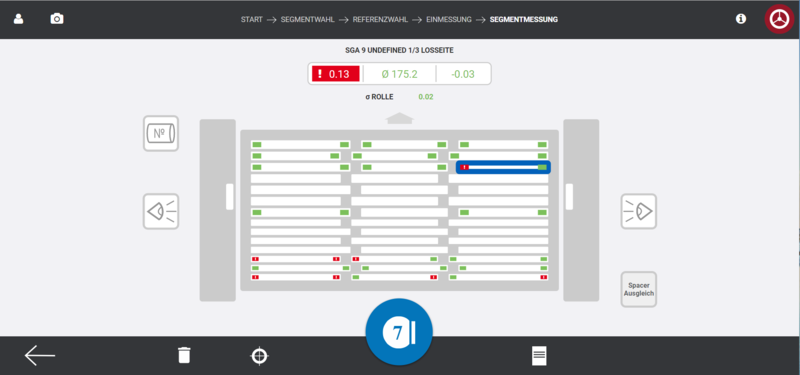 Beispielbild für nutzerfreundliche Oberfläche einer Messsoftware   