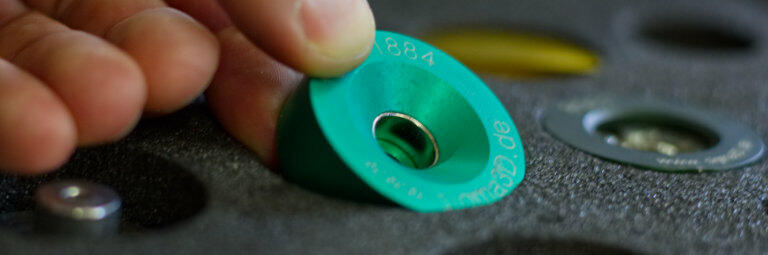 Messadapter für Tastkugel (SMR) Lasertracker