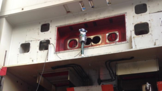 Beispielbild für Messung des Maschinenkopfes einer Pressmaschine 